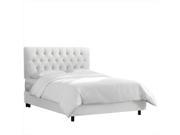 Skyline Furniture 543BEDPRMWHT King Tufted Bed In Premier White