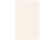 The Rug Market 72330D WAVY WHITE AREA RUG 5X8