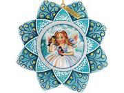 G.Debrekht 6102193 General Holiday Fairy Snowflake Ornament 4.5 in.