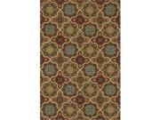 Loloi Rugs FRACFC 19SQDL5076 5 ft. x 7 ft. 6 in. Francesca Rectangular Shape Hand Hooked Area Rug Spice and Dark Gold