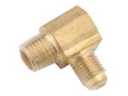 Anderson Metals 714049 0606 .38 Flare x .38 in. Male Pipe Thread Elbow