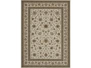 Loloi Rugs WELBWL 05IVIV770R 7 ft. 7 in. x 7 ft. 7 in. Welbourne Round Shape Power Loomed Area Rug Ivory and Ivory