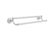 Franklin Brass 9045PC 24 in. Jamestown Double Towel Bar Polished Chrome 1 Pack