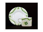 Euland China GE0 004S 8 Piece Cup And Saucer Set Square