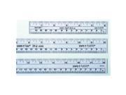Learning Resources Flexible Flat Dual Scale Ruler 6 in. Clear