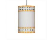 A19 PM20301 SY Borders Pendant Sunflower Yellow Sunflower Yellow Mosaic Collection