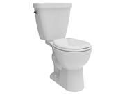 Delta Faucet C41101 WH Prelude 2 Piece White Round Front Toilet