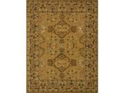 Loloi Rugs WALDWD 05GOBR7999 7 ft. 9 in. x 9 ft. 9 in. Walden Rectangular Shape Hand Hooked Area Rug Gold and Brown