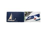 IUC International 1023S Sailboat Handwoven Coconut Fiber Doormat