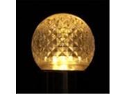 Queens of Christmas G40 RETRO WW W G40 RETRO WW W G40 Non dimmable Warm White Commercial Faceted Retrofit bulb with an E26 base and 10 Internal LED Chips