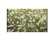 b.b.begonia Frisco Reversible Design Green and Brown Outdoor Area Rug 4 ft. x 6 ft.