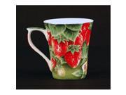 Euland China FR0 004S Set Of Two 12 Ounce Mugs Strawberries