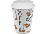 Konitz 41S2TM0873 Set of 2 Travel Mugs Coffee Collage