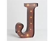 Gerson Compnay 92669J Wall Decor Lighted Letter J