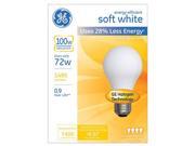 GE Lighting 66249 72W Halogen Bulb White 4 Pack
