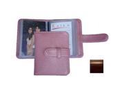 Raika RM 108 BROWN 3 x 4 Wallet Photo Card Case Brown