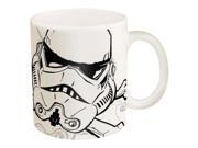Zak Designs SWRA 1594 Star Wars Classic Stormtrooper Ceramic Can Mug