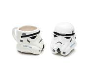 Zak Designs SWRD R660 Star Wars Classic Stormtrooper Set Sculpted Ceramic Bank And Mug Set of 2