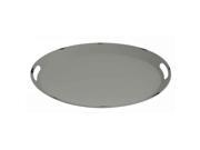 Cheungs FP 4265WT Oval Metal Tapered Tray with Handle White