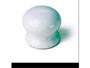 Laurey 1142 1.38 in. White Porcelain Knob Pack of 25