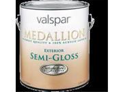 Valspar Paint 4300 1 Gallon White Medallion Exterior Semi Gloss Latex House Trim Paint