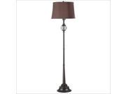 Kenroy Home 03071 Hatteras Floor Lamp Gilded Copper Finish