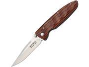 Mcusta Knives 24R Basic Folder with Pouch Rosewood Handle VG 10