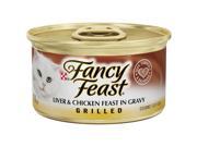 Fancy Feast 10088 3 oz. Grilled Liver Chicken Cat Food Pack of 12