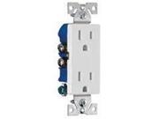 Cooper Wiring 1107W 15a 125v Decorative Receptacle White