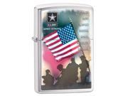 Fox Outdoor 86 15087 American Values Zippo Lighter Brushed Chrome