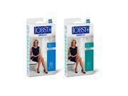 BSNMedical 7768603 Jobst Ultrasheer Sensitive Thigh 15 20 Closed Toe Lace Classic Black Extra Large