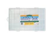 South Bend UB24 24 Compartment Translucent Tackle Box 13 x 8 x 2 in.