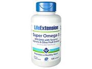 Life Extension 1482 Super Omega 3 EPA DHA with Sesame Lignans Olive Fruit Extract 120 softgels