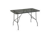 Benzara 29048 Uniquely Styled Metal Folding Outdoor Table