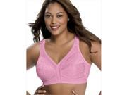 Playtex 18 Hour 4693 Original Comfort Strap Wirefree Bra Belles Rose Pink Size 38B