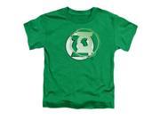 Trevco Jla Gl Energy Logo Short Sleeve Toddler Tee Kelly Green Medium 3T