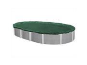 Robelle Supreme 12 x 24 Oval Winter Pool Cover Green
