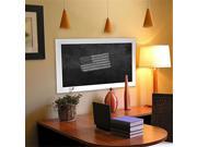 Rayne Mirrors B3648.5 84.5 American Made White Satin Wide Blackboard Chalkboard 54 x 90 in.
