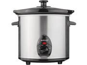 Brentwood Btwsc130S Brentwood 3 Quart Slow Cooker Stainless Steel Body