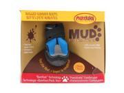 Muttluks MM1BU Mud Monsters Dog Boots Size 1 XX Small Extra Small Blue Pack of 2