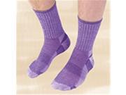 Frontier Natural Products 227209 Maggies Functional Organics Urban Creamew Socks Purple Size 9 11