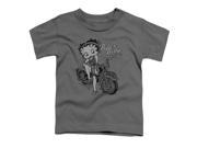Trevco Boop Bbmc Short Sleeve Toddler Tee Charcoal Large 4T