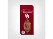 Masik Collegiate Fragrances 80028 University Of Oklahoma Wooden Football Air Freshener 4 Pack