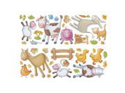 Brewster Home Fashions SAFARMDEC Farm Wall Stickers 43 in.