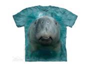 The Mountain 1084162 Bf Manatee T Shirt Large