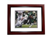 8 x 10 in. Alex Okafor Autographed Texas Longhorns Photo Mahogany Custom Frame