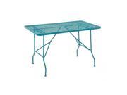 Benzara 29047 Quirky Metal Folding Outdoor Table
