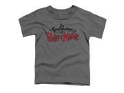 Trevco Grim Adventures Of Billy And Mandy Grim Logo Short Sleeve Toddler Tee Charcoal Medium 3T
