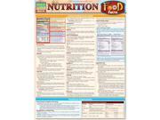 BarCharts 9781423225973 Nutrition Food Facts Quickstudy Easel