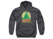 Trevco Gumby Optimist Youth Pull Over Hoodie Charcoal Small